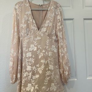 Tularosa Ryland Dress, Medium, Cream